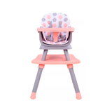 Silla para Comer "Sidney" - Rosa (6 en 1)