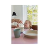 Paquete de 1 Bowl y 1 Plato con Tapa (Blush)