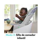 Silla para Comer "Beanstalk Gray" (6 en 1)