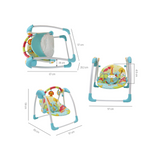 Silla Mecedora "Deluxe Swing" (Azul)