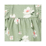 Conjunto Floral Verde (2 Piezas)