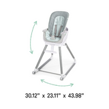 Silla para Comer "Beanstalk Gray" (6 en 1)