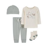 Pijama "A Bright New Day" (4 Piezas)