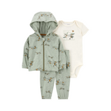Conjunto Abrigado "Aviones" (3 Piezas)