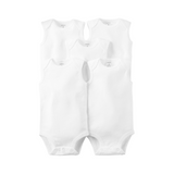 Bodies Sin Mangas Blancos (5 Unidades)