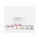 Set de Teteros de Silicón + Tetinas  (10 Piezas)