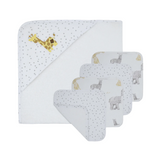 Toalla + Pañitos "Savanna Babies" (5 Unidades)