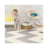 Alfombra de Juego "Geo Grey & Cream"