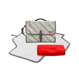 Cambiador de Pañales - Set de Viaje (Graphite Stripe)