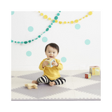 Alfombra de Juego "Geo Grey & Cream"