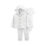 Conjunto Abrigado "I Love Ewe Mommy" (3 Piezas)