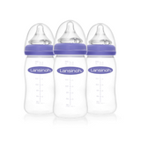 Tetero Boca Ancha NaturalWave 8 oz (3 Unidades)