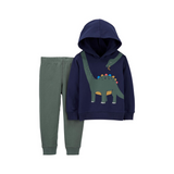 Conjunto Abrigado "Dino Colorido" (2 Piezas)