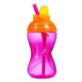Vaso con Pitillo de Silicón 12 oz
